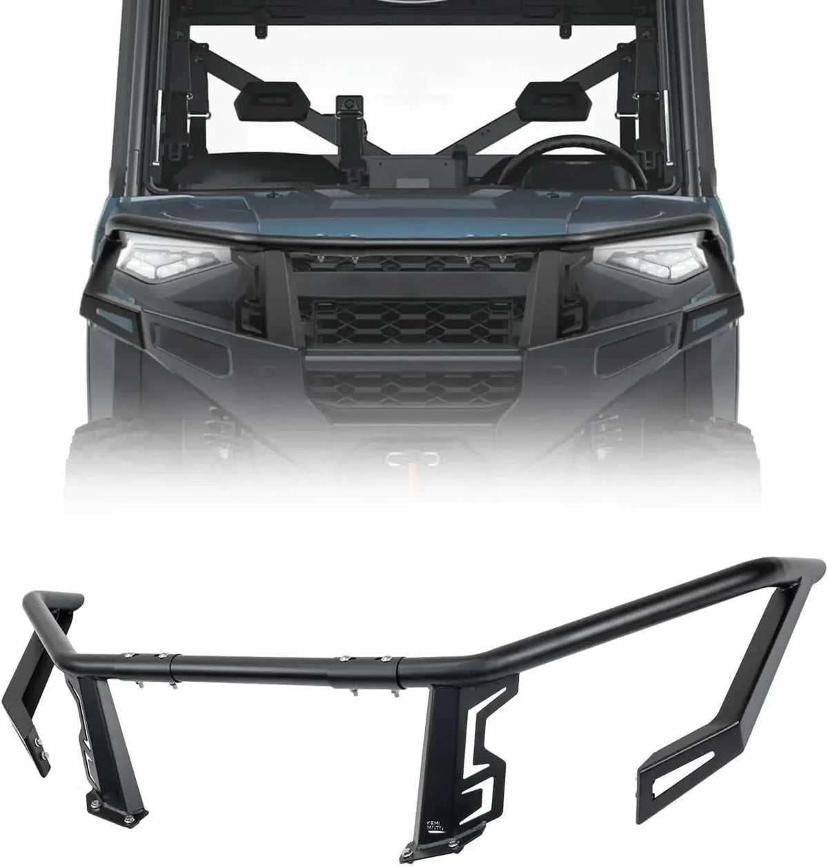 Front Upper Bumper Brush Guard, Rigid Steel for Polaris Ranger XP 1000 2025-2026 – fits Polaris Ranger XP 1000