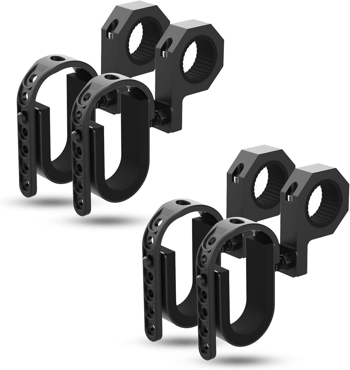 UTV Shotgun Holder Fit 1.75” 2” Roll Bars Ski Rack Bow Rack (2 pieces) – fits Polaris Ranger (view 10)