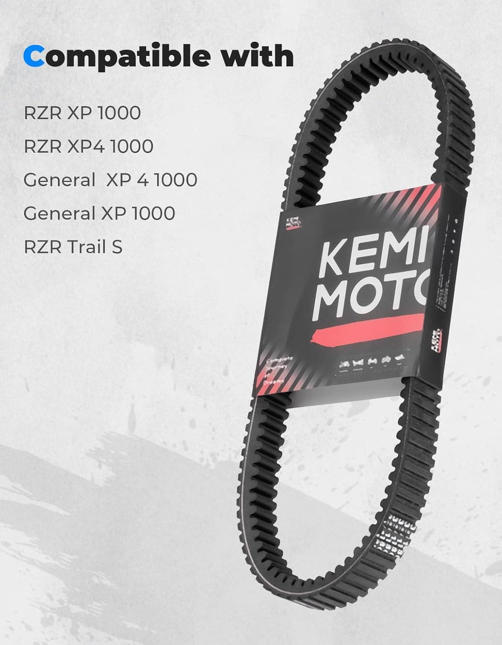 Upragded UTV Drive Belt for Polaris RZR XP 1000/General XP 1000 – fits Polaris RZR XP 1000 (2014-2023)
