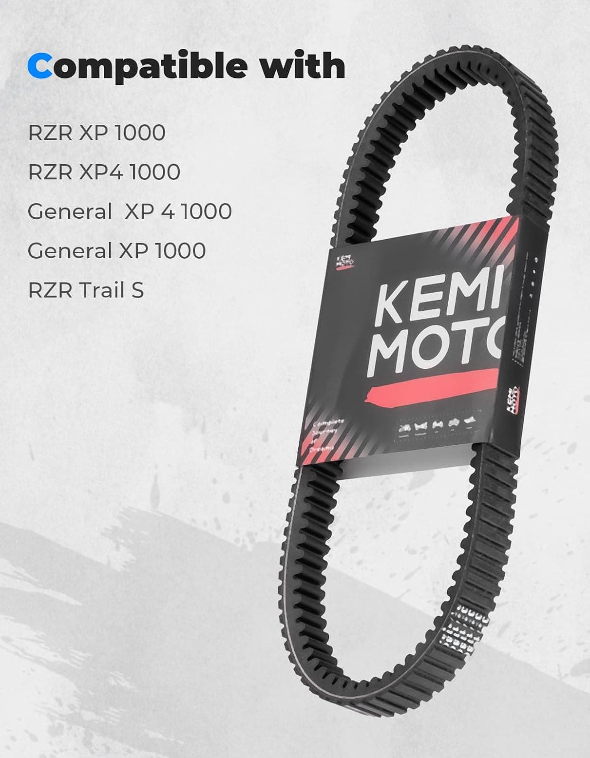 Upragded UTV Drive Belt for Polaris RZR XP 1000/General XP 1000 – fits Polaris RZR XP 1000 (2014-2023)