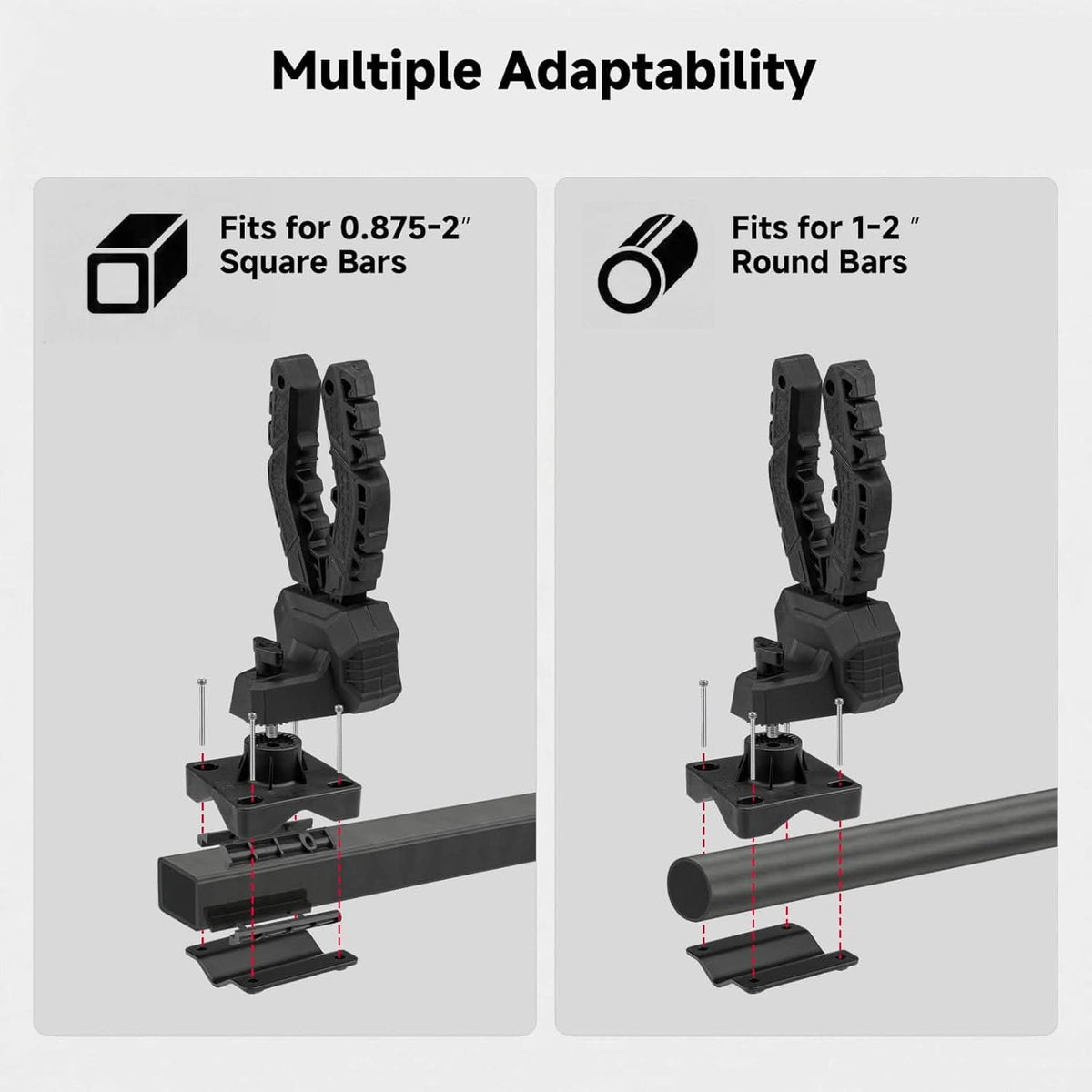 Hunting Tool Holder Gear Mount for UTV|ATV (2-Pack)