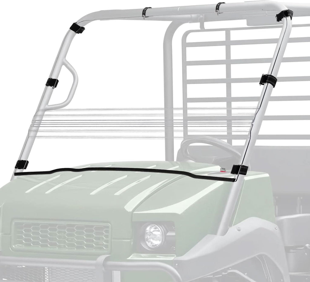 UTV Flip Windshield For Kawasaki Mule – fits Kawasaki Mule 4000 / 4010 (view 8)