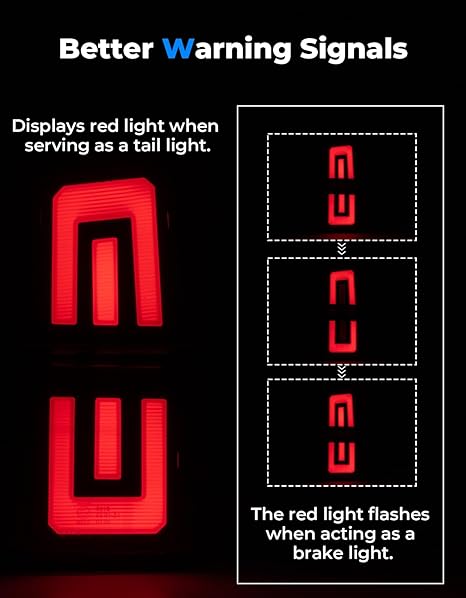 Upgraded Tail Lights for Polaris Ranger 1000 XP/Crew 2018-2024 – fits Polaris Ranger Crew XP 1000 (view 2)