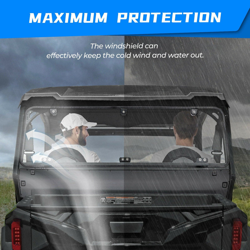 Rear Windshield Clear for Polaris General 1000 / 4 2016-2026 – fits Polaris General 4 1000 (view 6)
