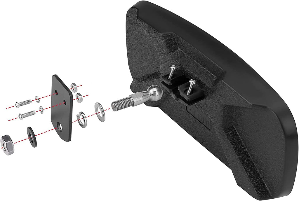 UTV Rear View Mirror for Polaris Ranger 500 570 900 XP 1000 XP/Crew 2017-2026