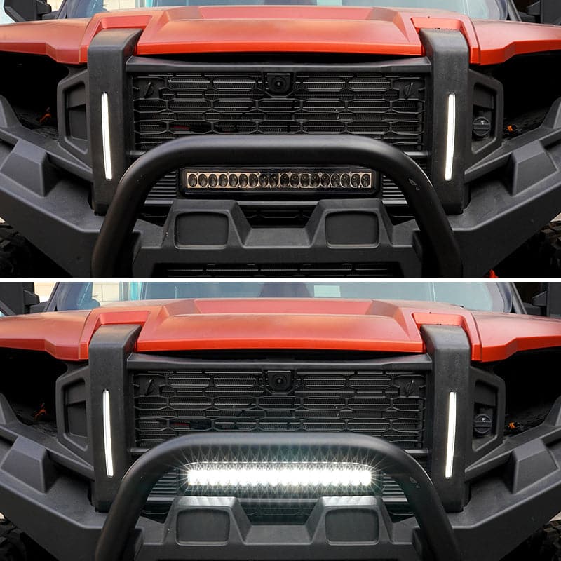 Front Mesh Grill with Accent Light for Polaris XPEDITION ADV/XP – fits Polaris Xpedition XP (view 6)