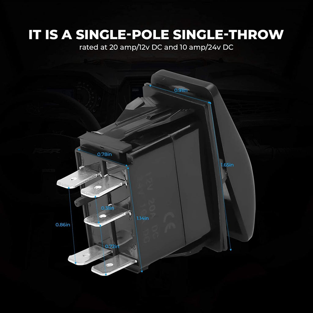 5Pin UTV ATV Rocker Switch