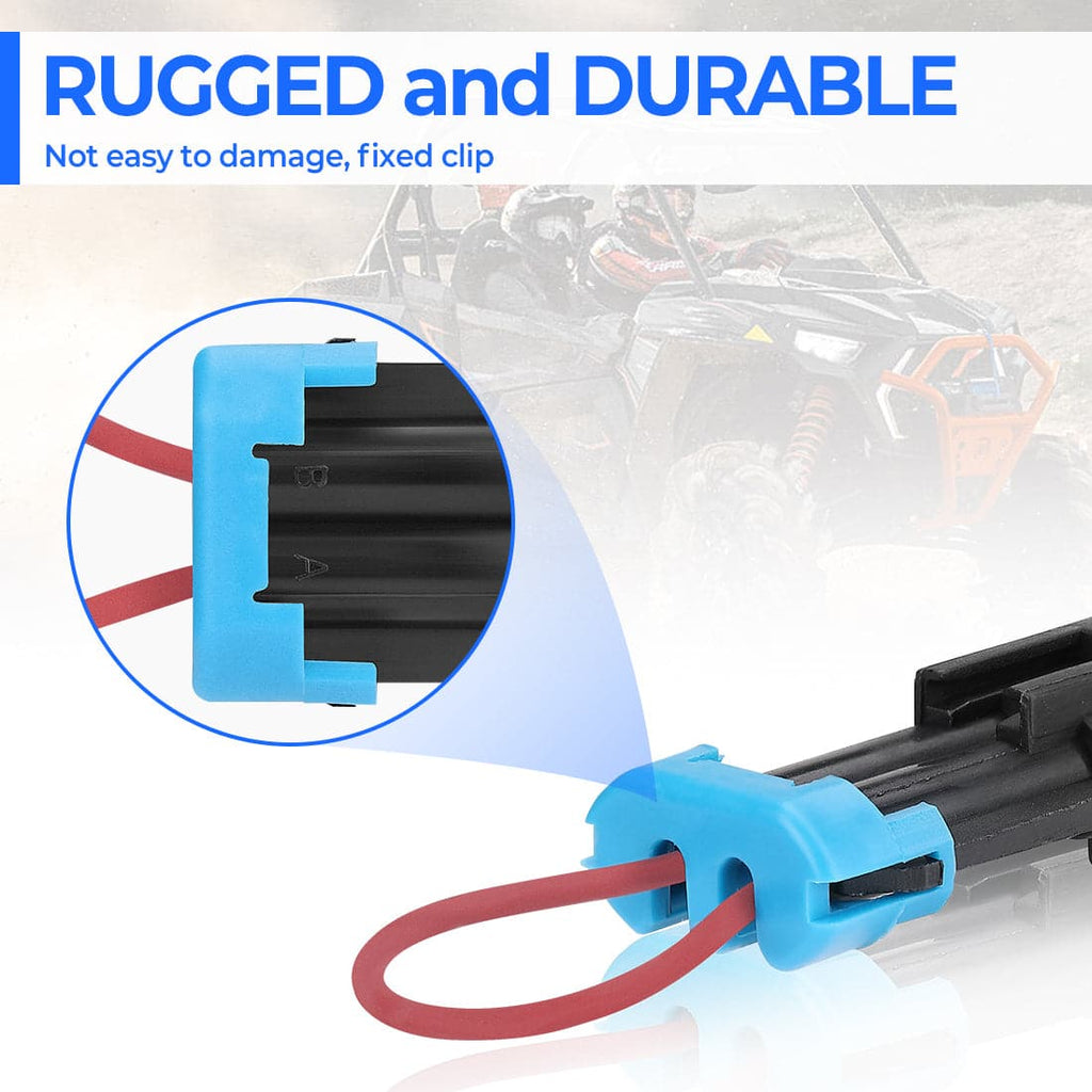 Seat Belt Harness Clip Bypass Plug Fit Can-Am, Polaris – fits Polaris RZR (view 6)