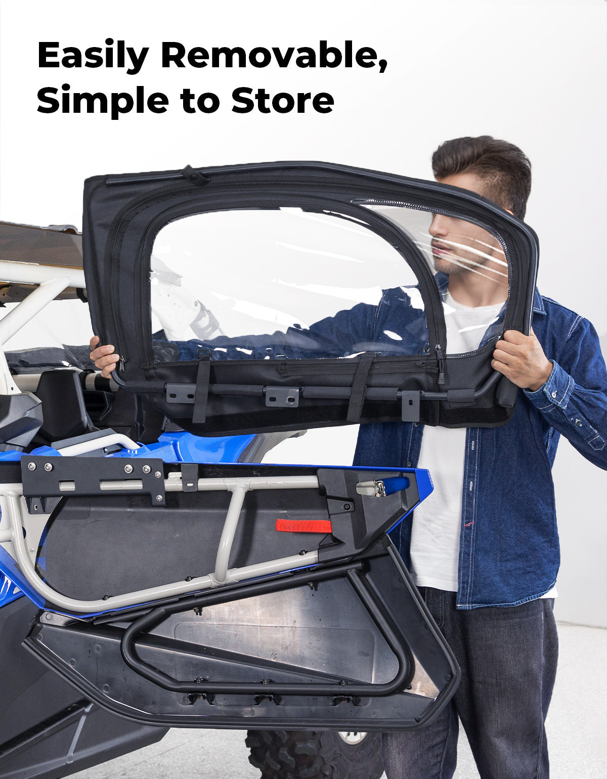Soft Cab Enclosures with Metal Frame for Can-Am Maverick X3 MAX – fits Can-Am Maverick X3 MAX (view 7)