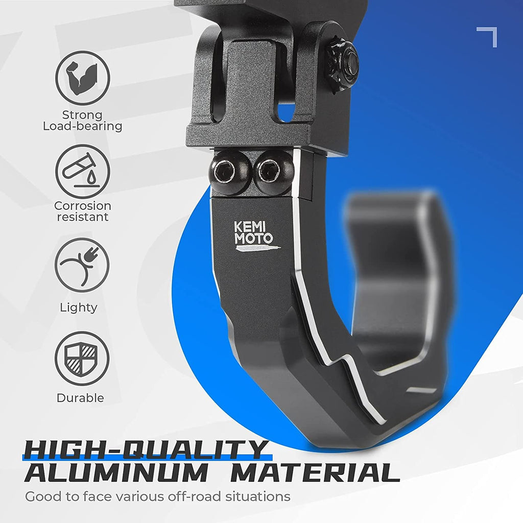 UTV Roll Cage Helmet Hook fit 1.6"-2" Roll Bar for Polaris, Can-Am, Kawasaki
