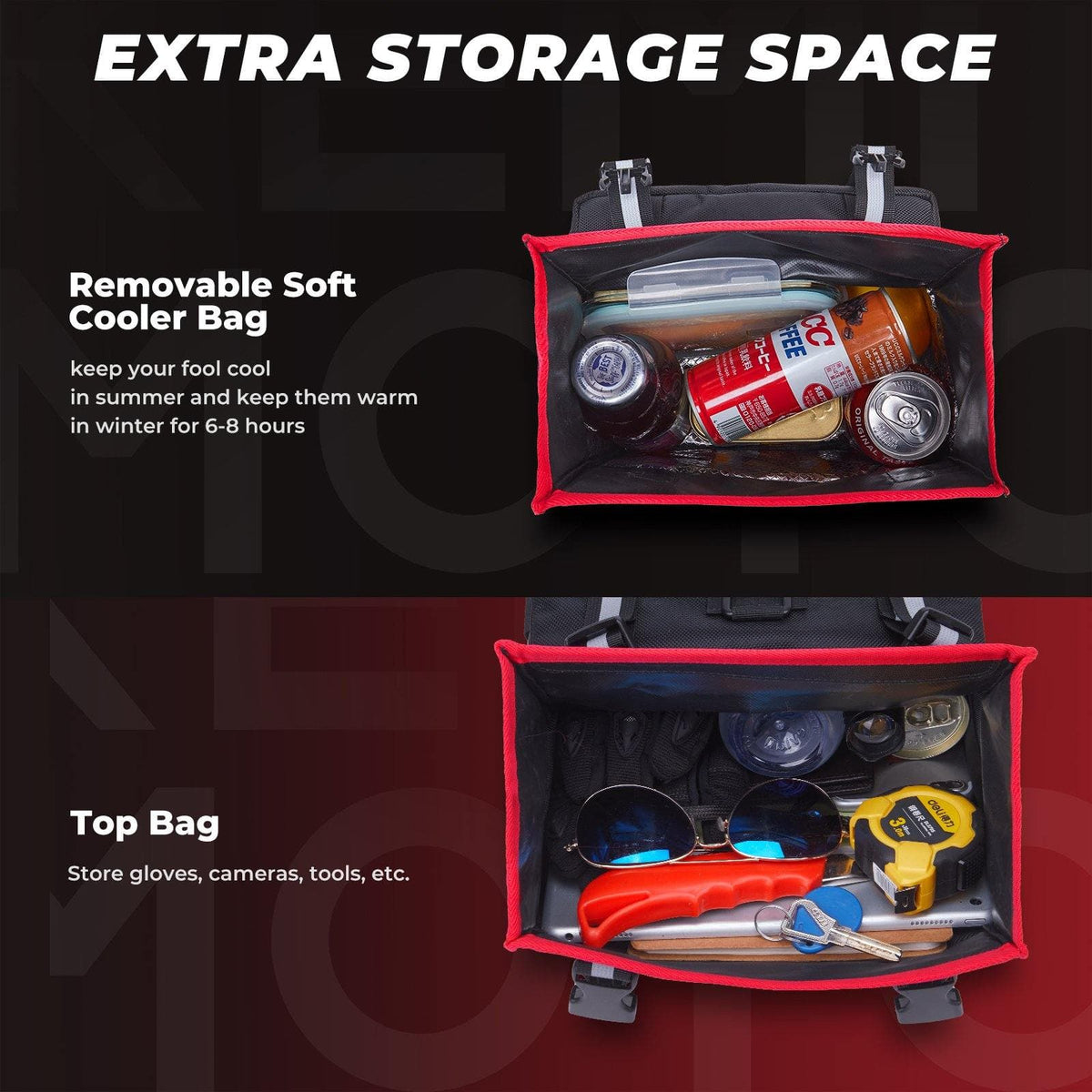 ATV Fabric Fender Bag for Sportsman Scrambler FourTrax Grizzly