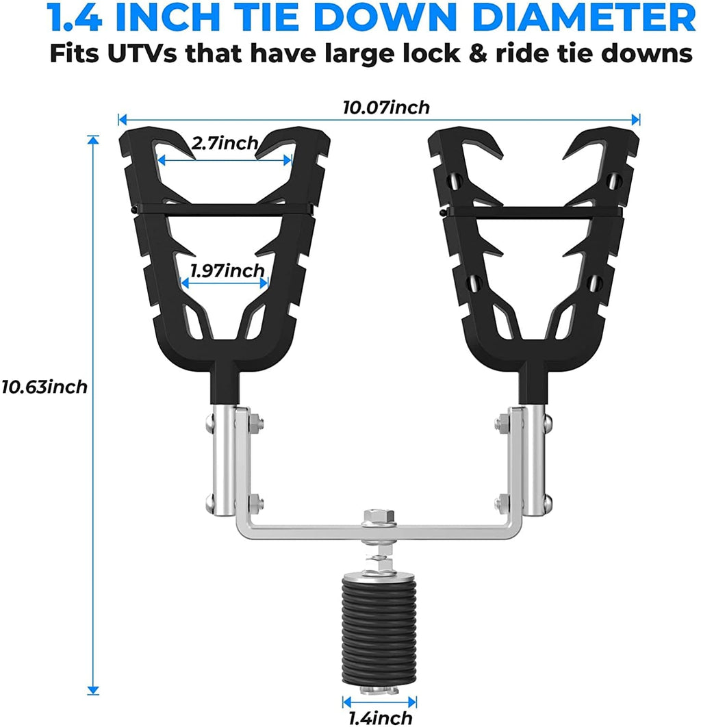 UTV Gun Mount, Tool Rack Fit Polaris Ranger & General