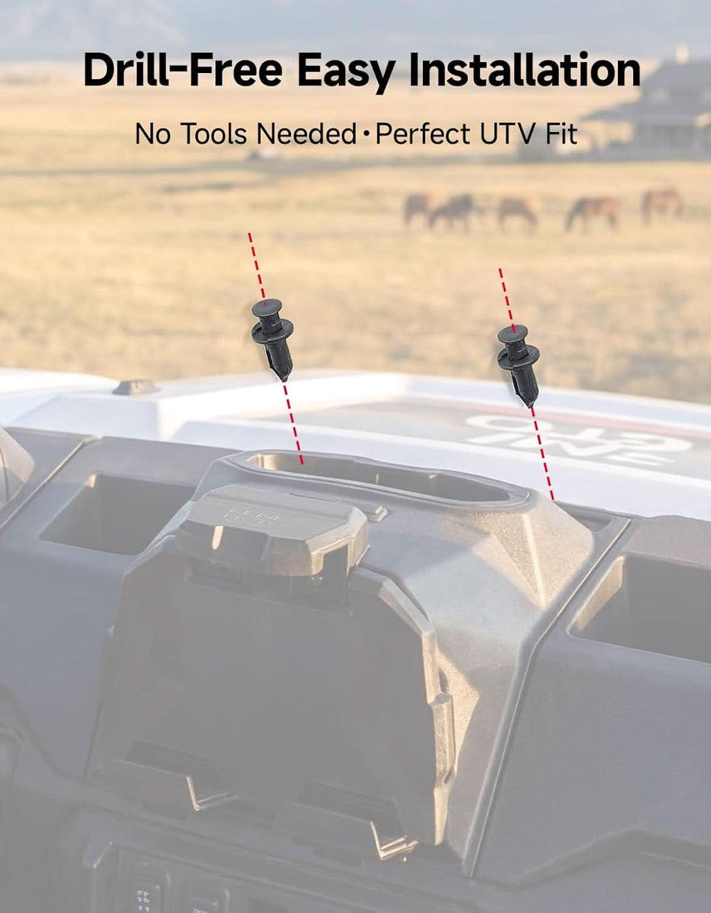 Spring Back Tablet Holder for Polaris Ranger 1000 / XP 1000 / Crew – fits Polaris Ranger Crew XP 1000 (view 6)