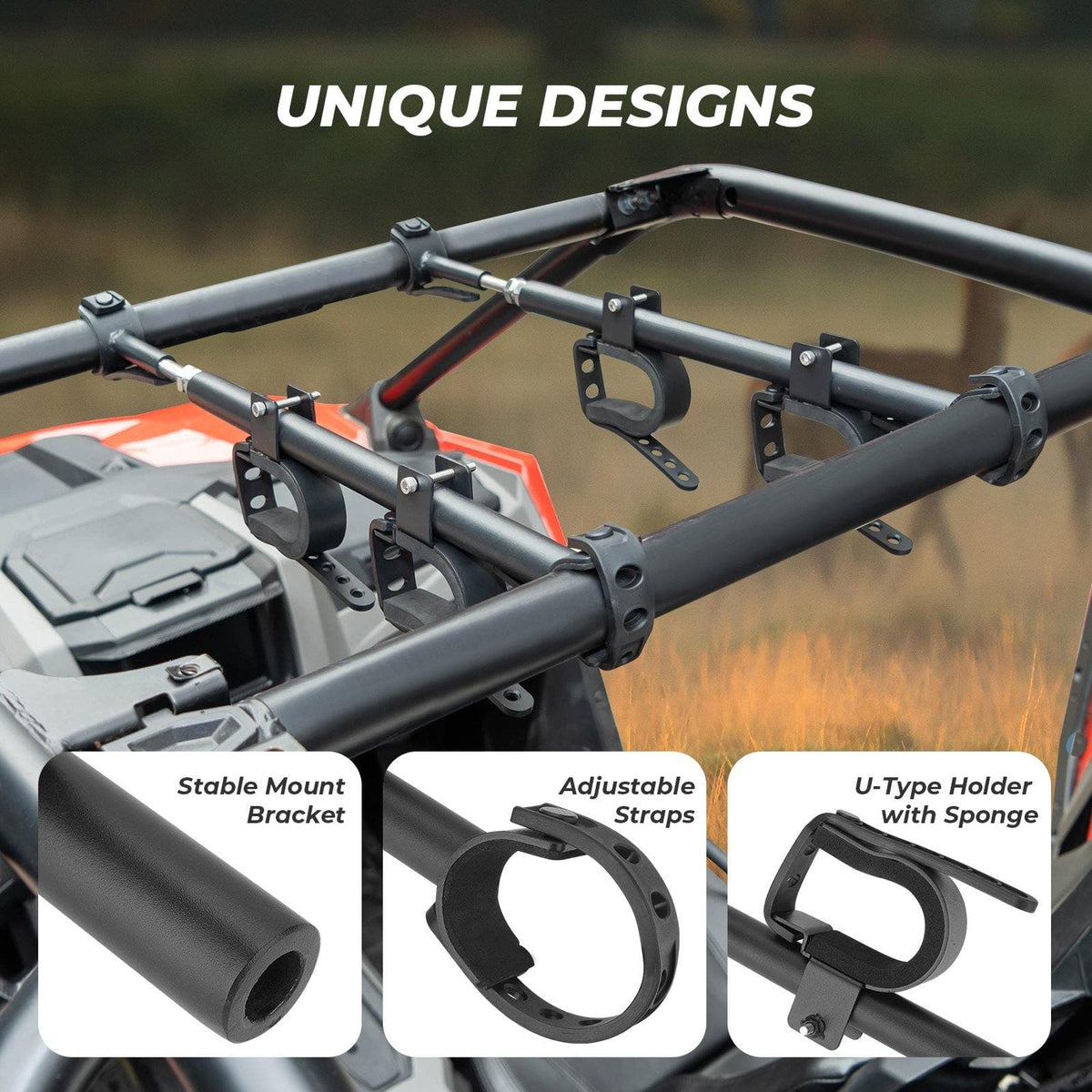 Overhead Bracket Holder Rack (Front to Back)