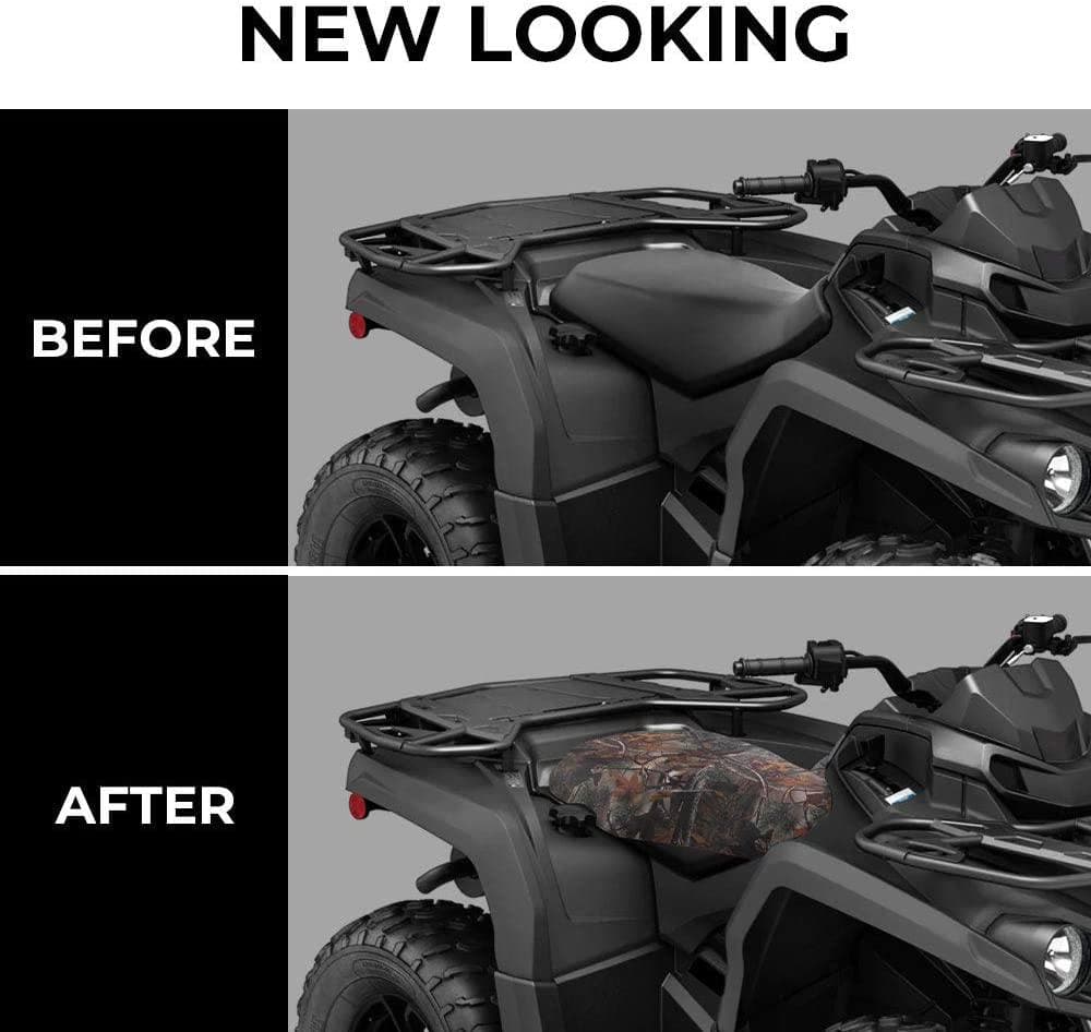 Waterproof ATV Seat Covers Fit Sportsman, Grizzly, Foreman, kfx