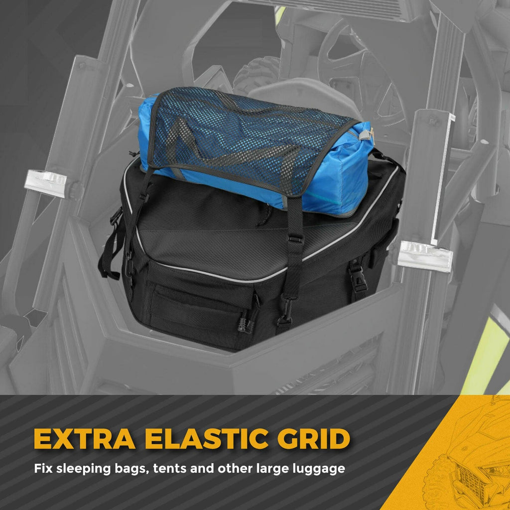 UTV Rear Storage Bag with Fixed Strap for Polaris RZR XP 1000/Turbo