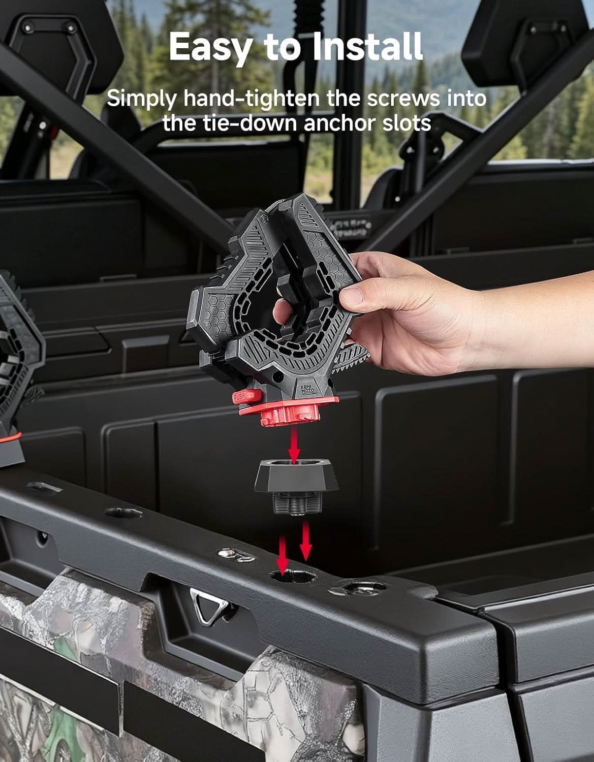 Ratcheting Hunting Tool Rack For CFMOTO Cforce|Uforce|Zforce|U10