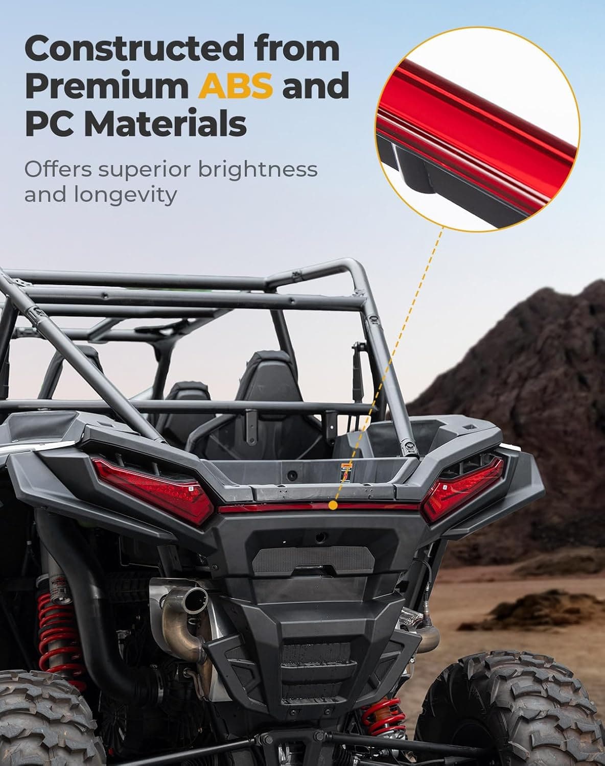 Tail Lights for Polaris RZR XP 1000/4 Ultimate/Sport/Premium Models 2024-2025 – fits Polaris RZR XP 1000 (2024+) (view 6)