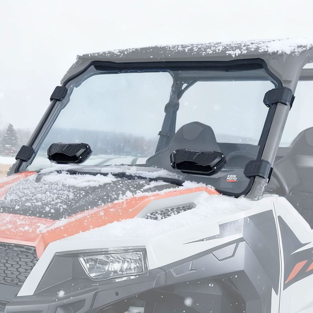 Vented Front Full Windshield for Polaris General 1000 / 4 1000 / XP 1000 / XP 4 1000 (2016-2026) – fits Polaris General 1000