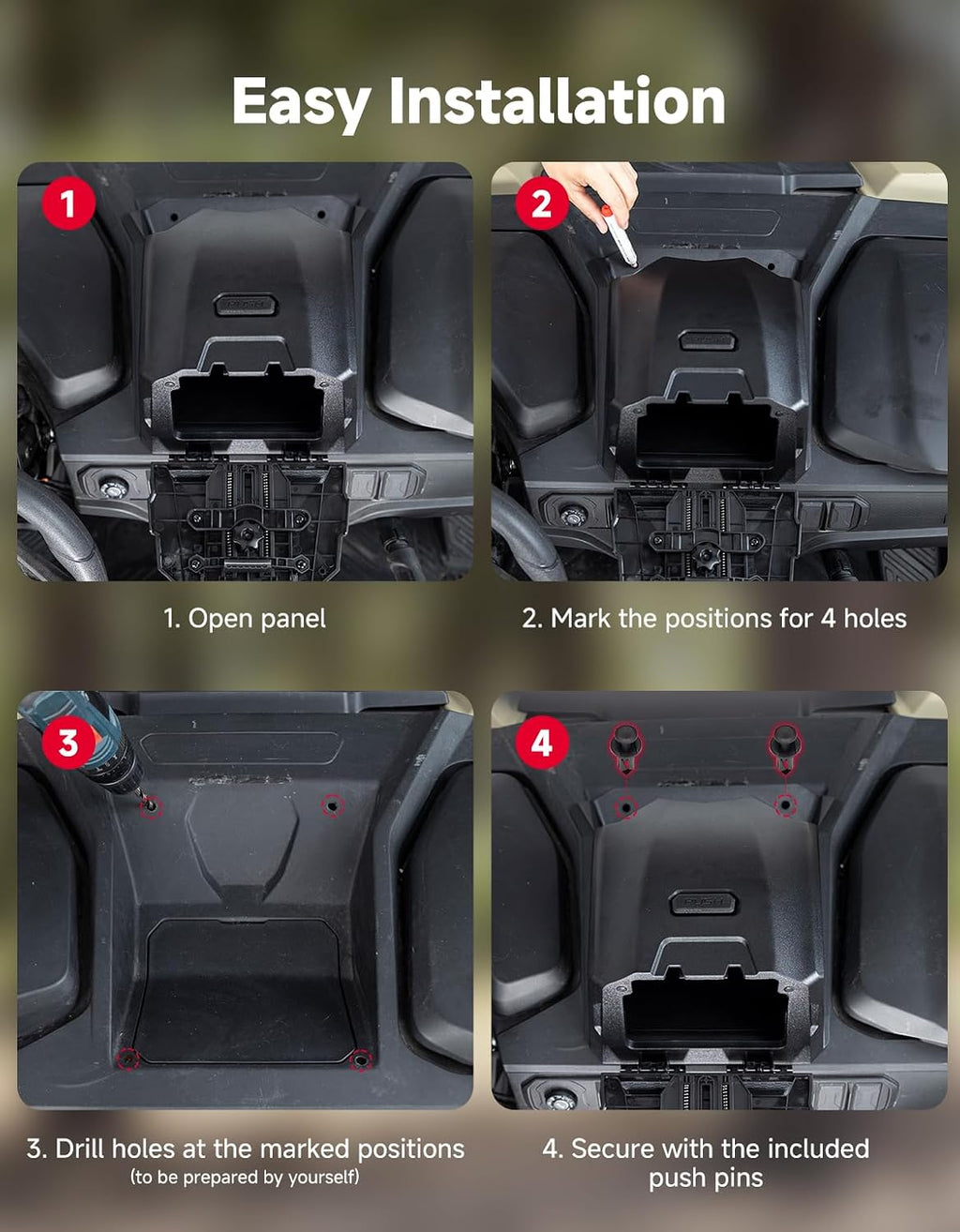 Tablet Holder for 2023+ CFMOTO ZForce 950 | 800 Trail