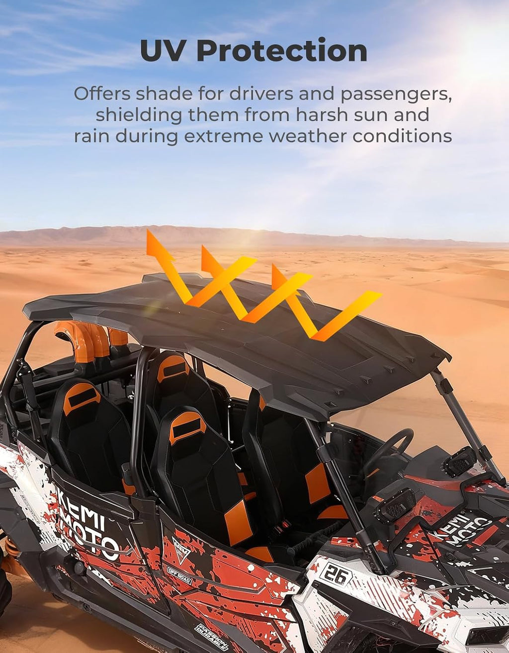 Hard Roof 4 Seater for Polaris RZR XP 4 1000/Turbo 2014-2023