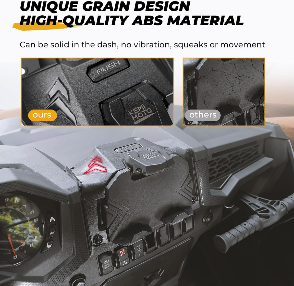 Electric Device GPS Mount Storage Box for 2019-2023 Polaris RZR XP 1000 XP Turbo – fits Polaris RZR XP 1000 (2014-2023)...