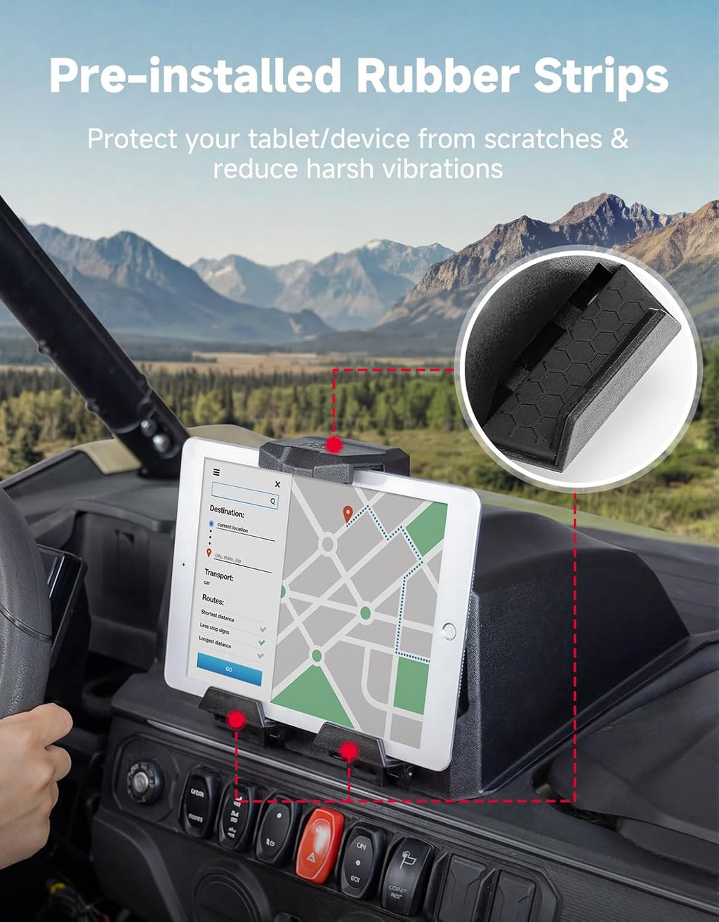 Tablet Holder for 2023+ CFMOTO ZForce 950 | 800 Trail