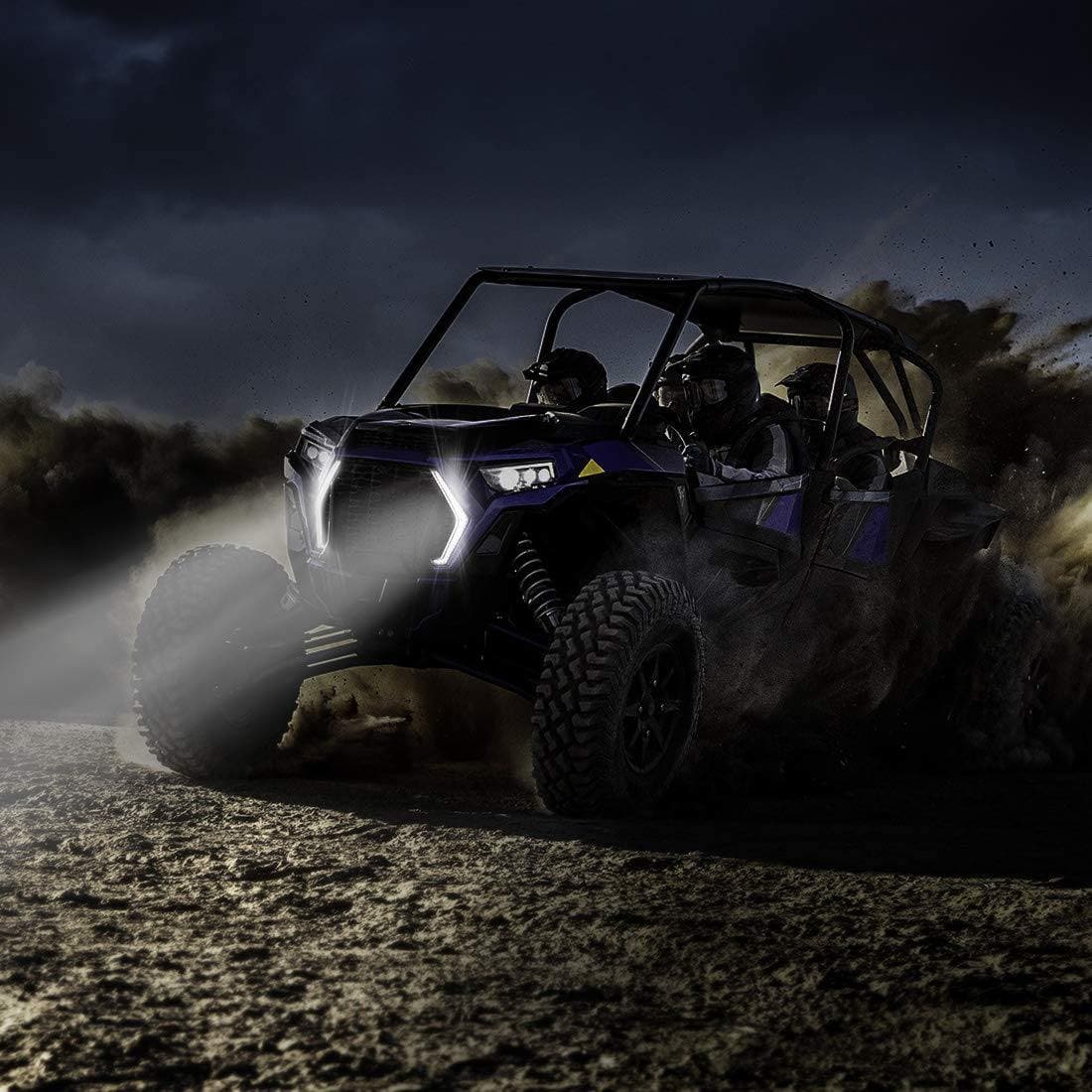 UTV Front Turn Fang Light Set Fit 2019+ Polaris RZR XP 1000/ Turbo S