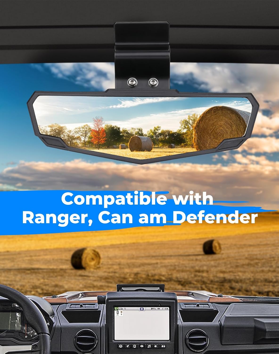 UTV Rear View Mirror for Polaris Ranger/ Can-Am Defender