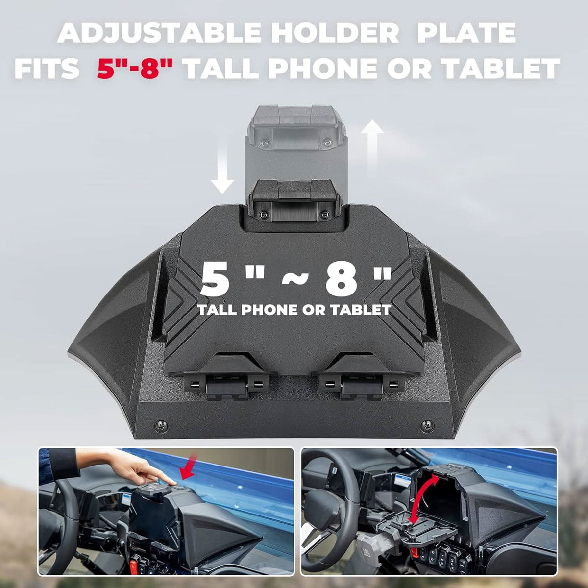 UTV Tablet Holder For CFMOTO ZForce 950,Fits G1 models
