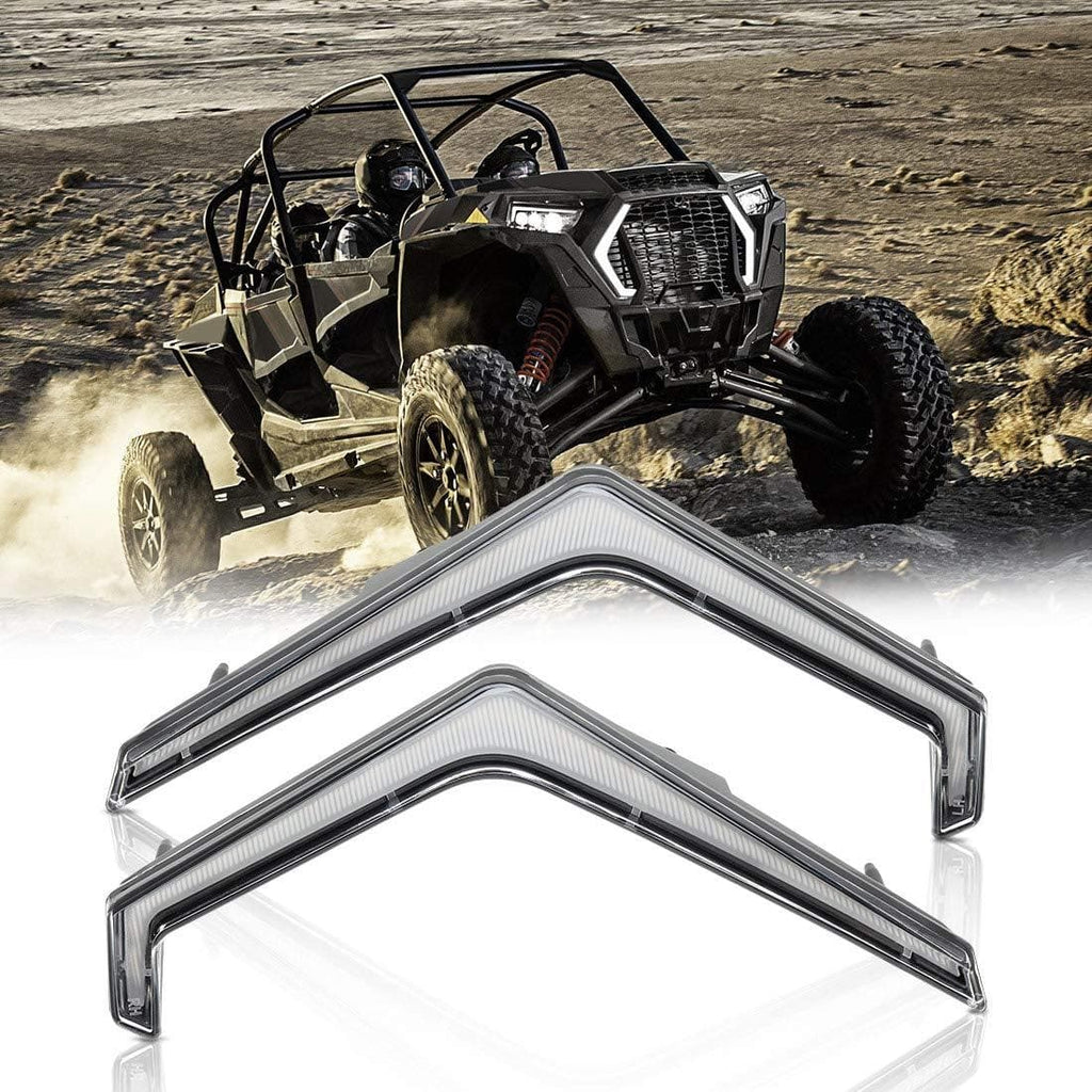UTV Front Turn Fang Light Set Fit 2019+ Polaris RZR XP 1000/ Turbo S