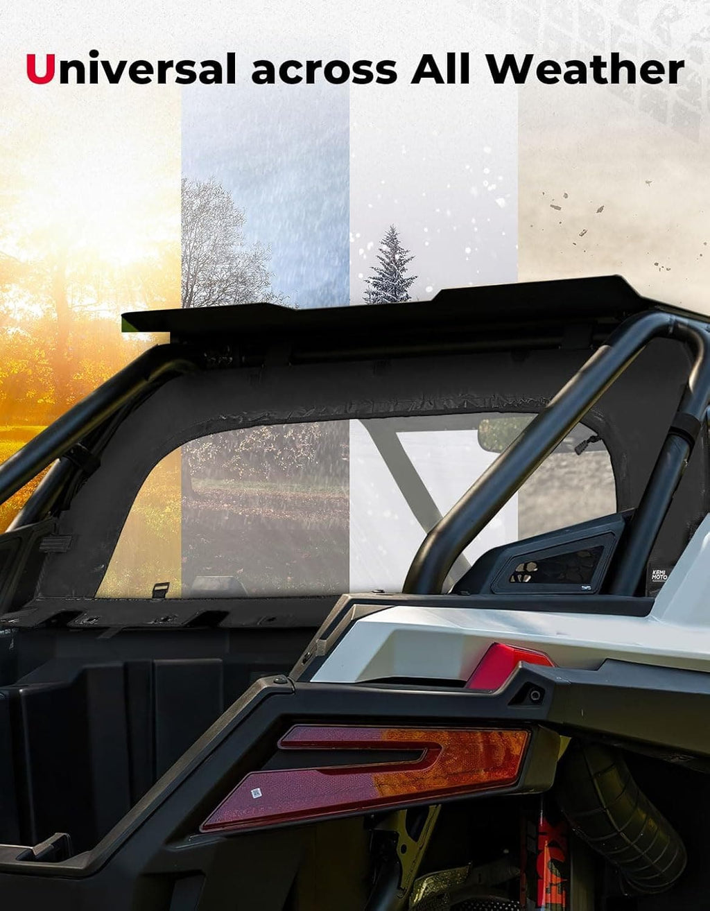 Soft Rear Windshield for Polaris RZR PRO R/ R4 2022-2024 – fits Polaris RZR Pro R (view 5)