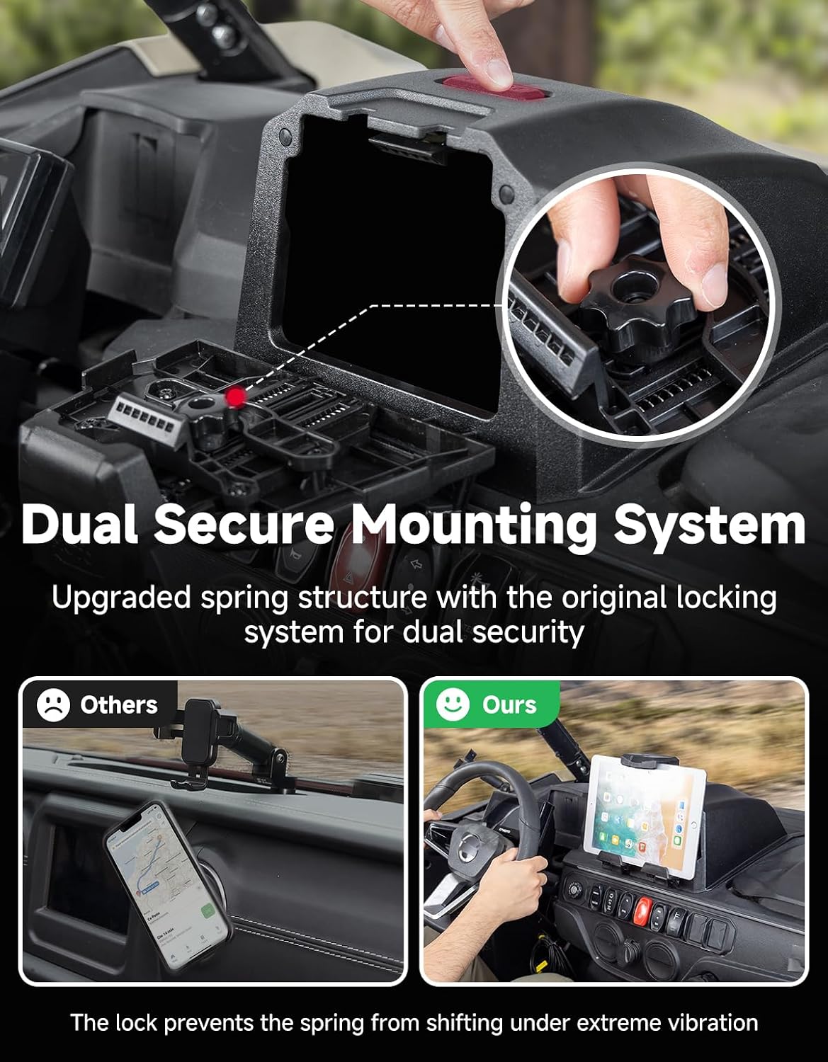 Tablet Holder for 2023+ CFMOTO ZForce 950 | 800 Trail