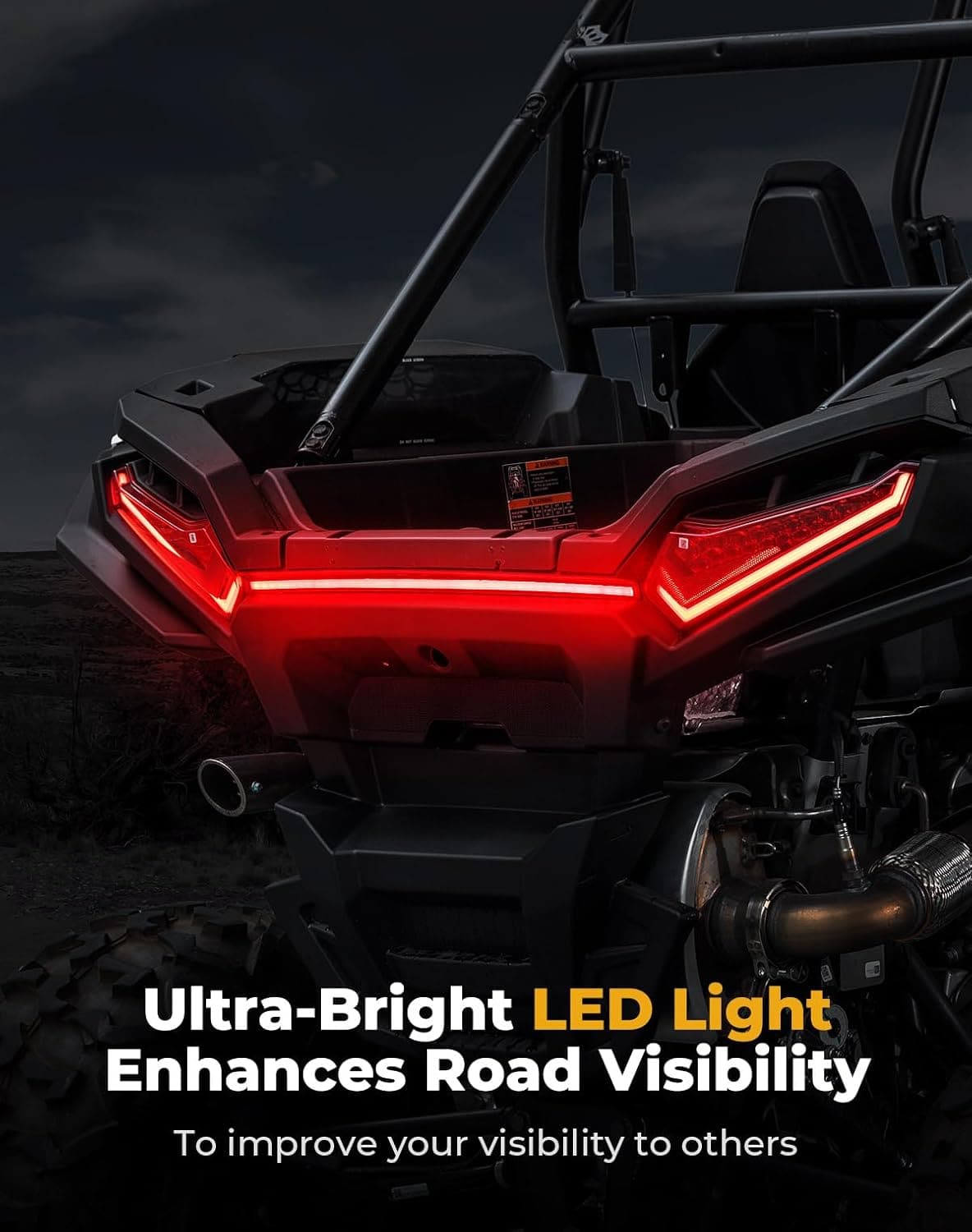 Tail Lights for Polaris RZR XP 1000/4 Ultimate/Sport/Premium Models 2024-2025 – fits Polaris RZR XP 1000 (2024+) (view 3)