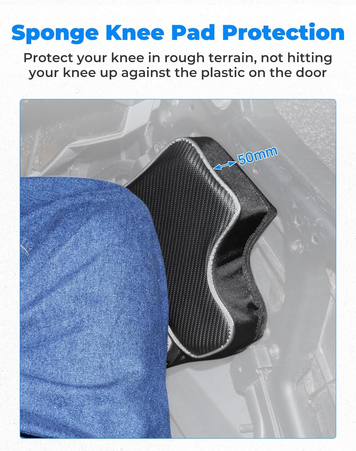 Front Lower Door Bags with Knee for Polaris General 1000/4 2016-2024, 2PCS – fits Polaris General XP 1000