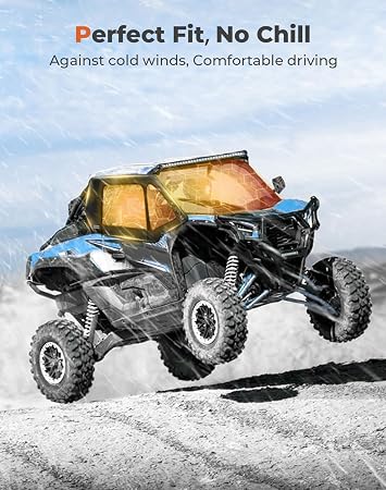 Upgraded Clear Door Cab UTV Enclosure For Kawasaki Teryx KRX 1000 – fits Kawasaki Teryx KRX 1000 (view 2)