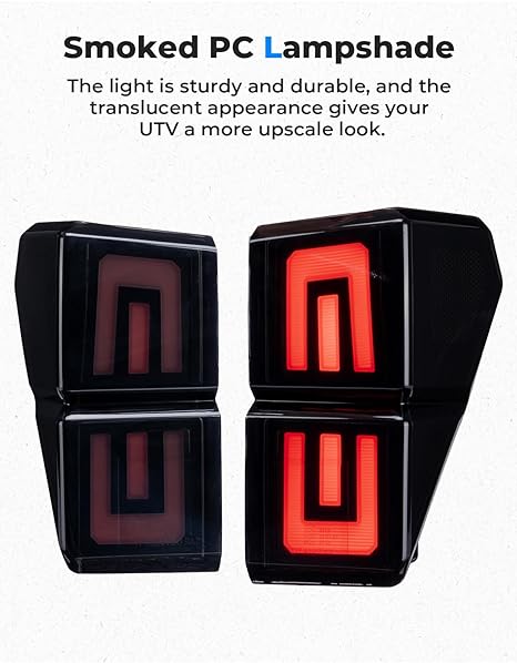 Upgraded Tail Lights for Polaris Ranger 1000 XP/Crew 2018-2024 – fits Polaris Ranger Crew XP 1000 (view 4)