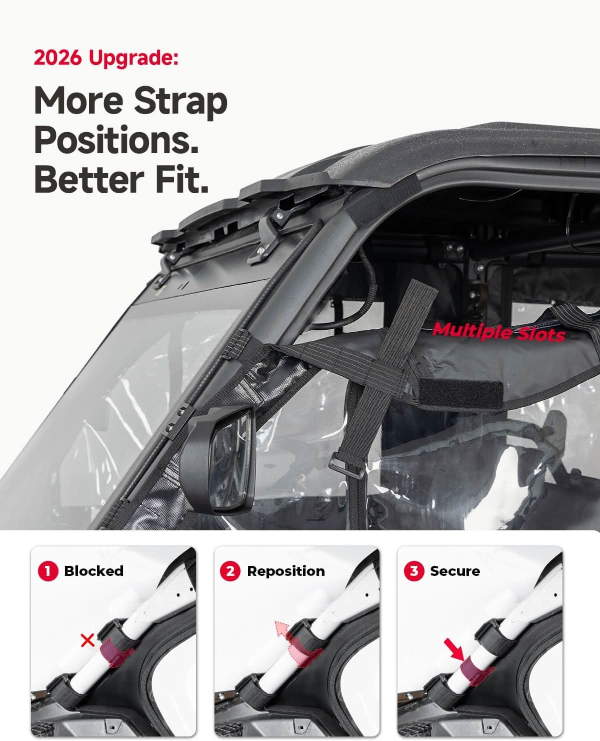 Soft Cab Enclosure Doors for CFMOTO UForce 1000XL 2022-2026