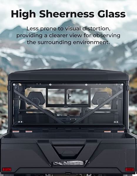 UTV Sliding Glass Rear Window For CFMOTO UFORCE 1000/1000 XL 2019-2026
