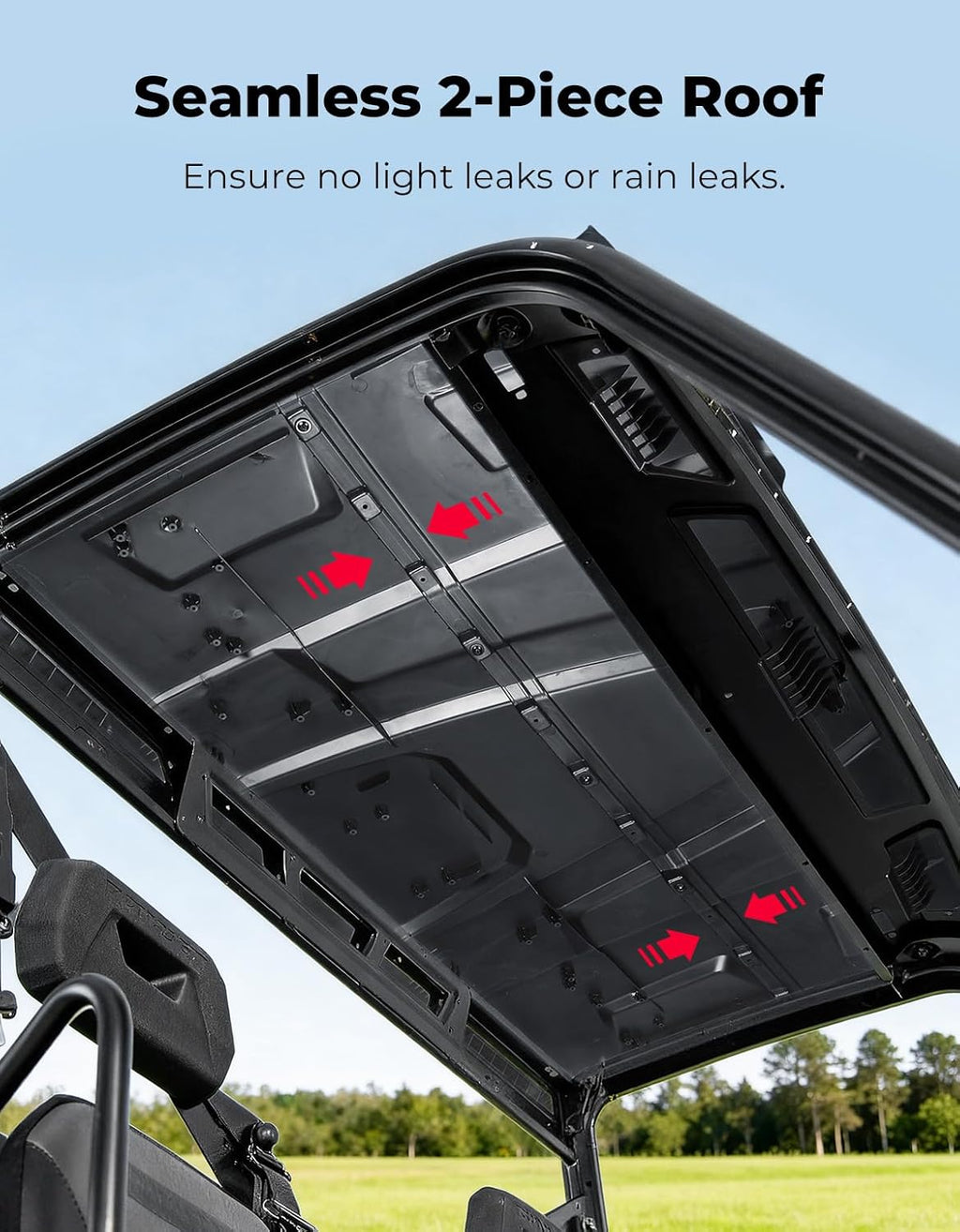 Plastic Hard Roof 3-Seat for Polaris Ranger XP 1000/ 1000/ XP 900 – fits Polaris Ranger 1000 (view 4)