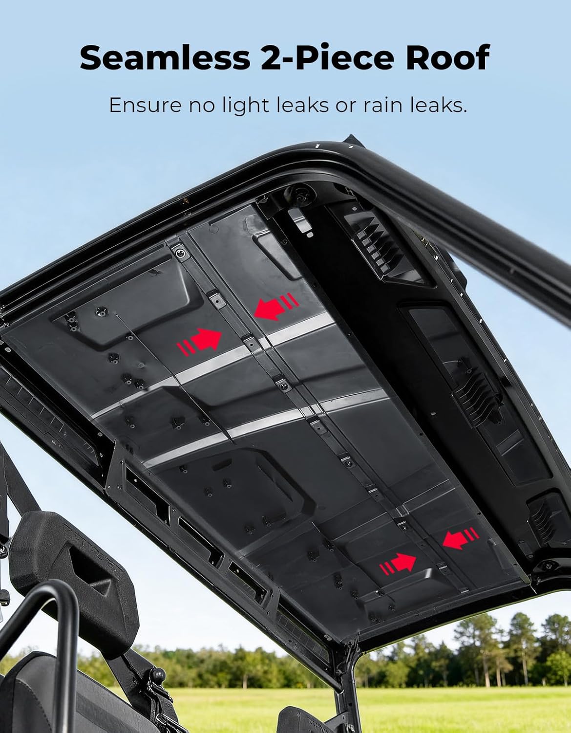 Plastic Hard Roof 3-Seat for Polaris Ranger XP 1000/ 1000/ XP 900 – fits Polaris Ranger 1000 (view 4)