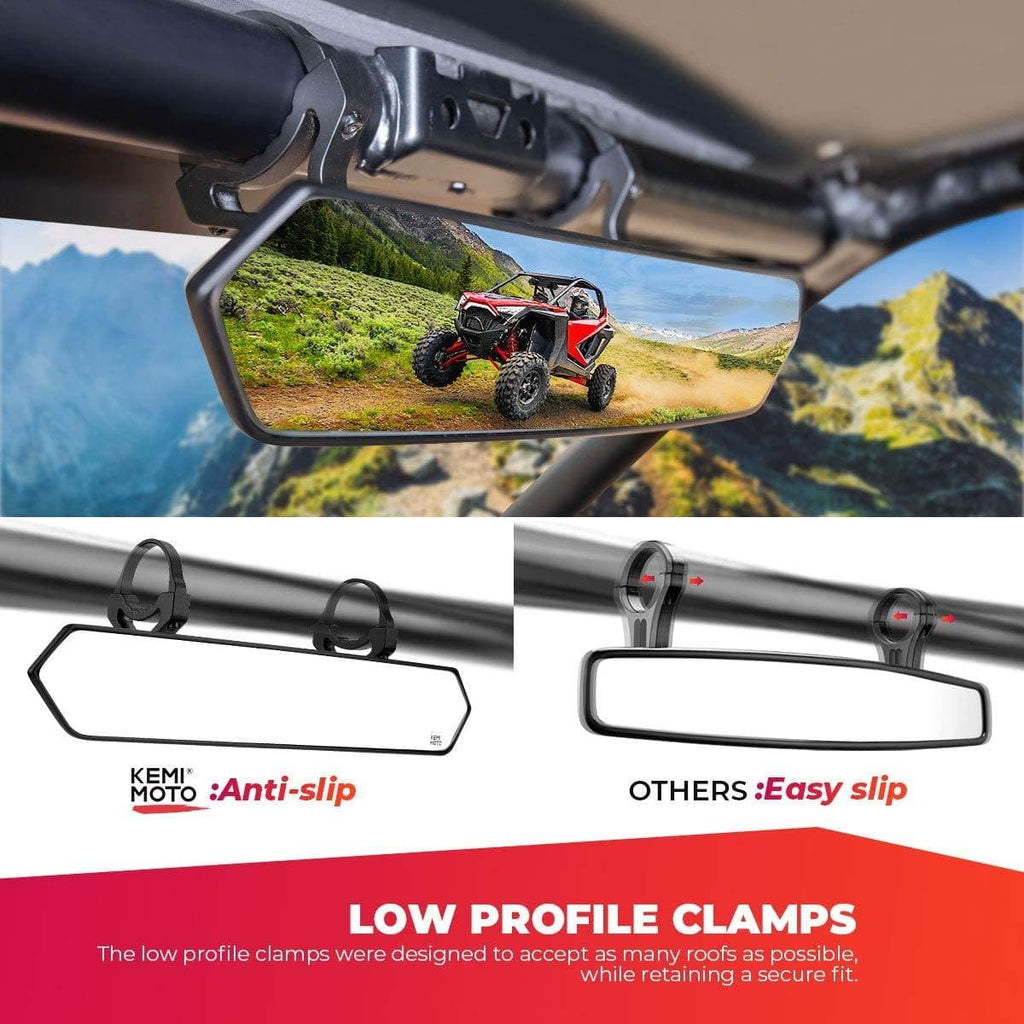 Rear View Mirror 1.65''-2'' for Maverick X3/ RZR/ Pioneer/ Talon/ Kawasaki
