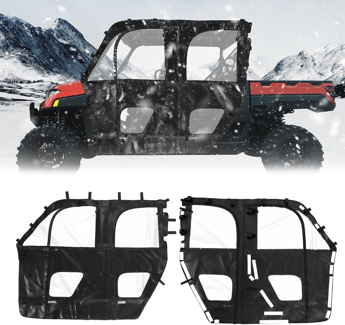 UTV Cab Enclosure for Polaris Ranger XP 1000 Crew 2018-2026