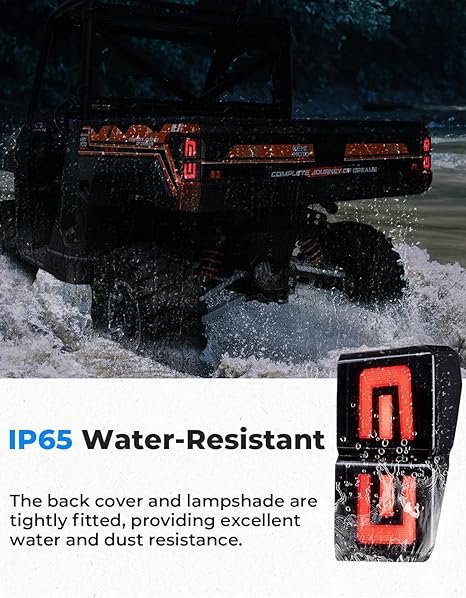 Upgraded Tail Lights for Polaris Ranger 1000 XP/Crew 2018-2024 – fits Polaris Ranger Crew XP 1000 (view 5)