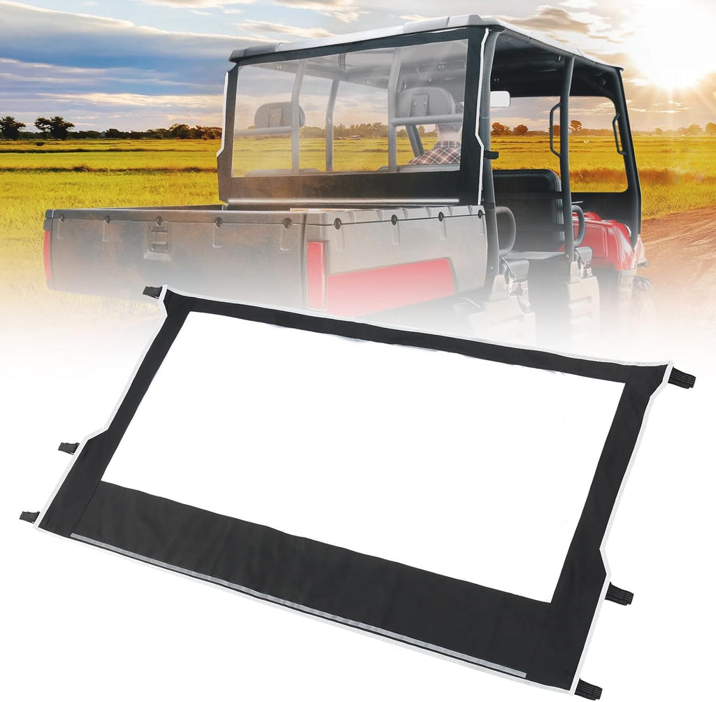 UTV Soft Rear Window Shield Windshield for Polaris Ranger 500/650/700 – fits Polaris Ranger 500 (2026+) (view 8)