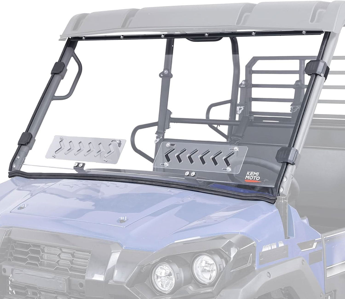 PC Vented Windshield for Kawasaki Mule Pro