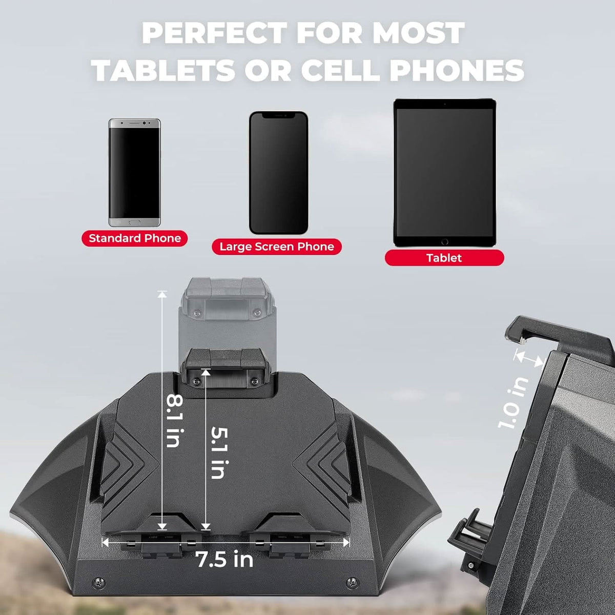 UTV Tablet Holder For CFMOTO ZForce 950,Fits G1 models