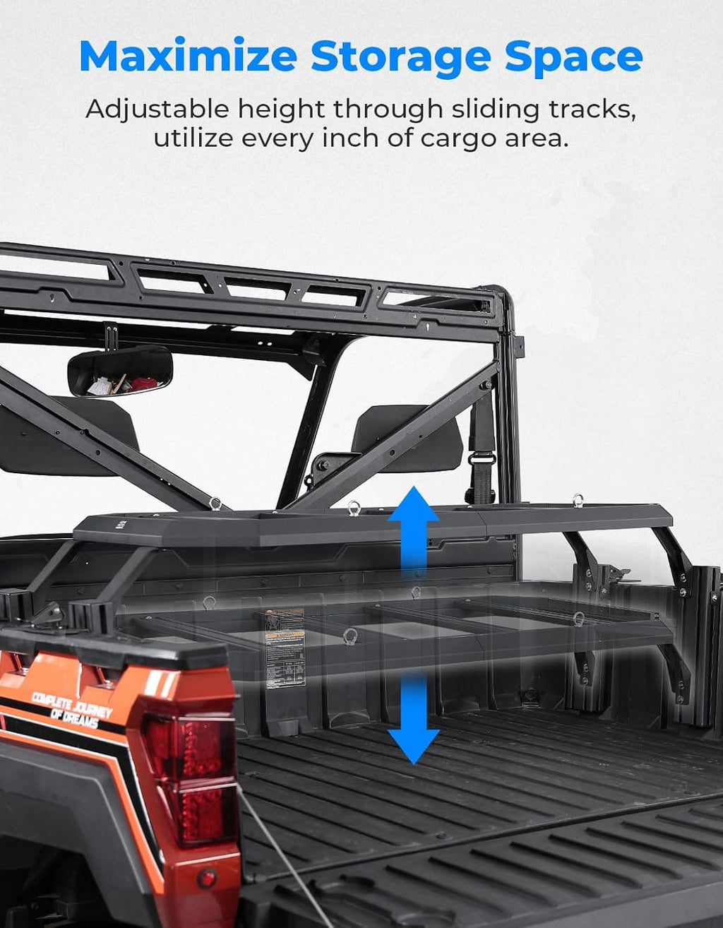 Rear Rack for Polaris Ranger 1000/ XP 1000/ Ranger Diesel – fits Polaris Ranger 1000 Diesel (view 5)