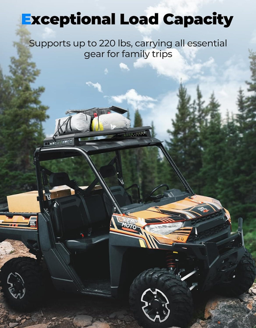 Roof Rack for Polaris Ranger XP 1000/ Ranger 1000 (2-Seat) – fits Polaris Ranger XP 1000