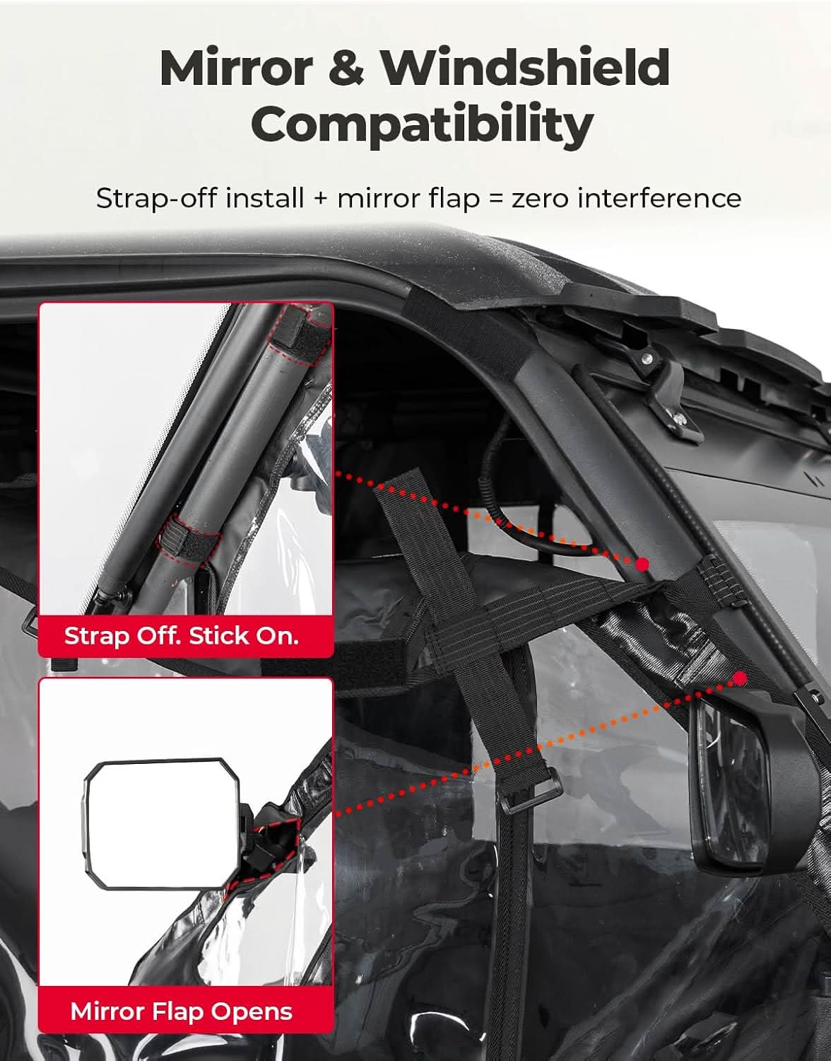 Soft Cab Enclosure Doors for CFMOTO UForce 1000XL 2022-2026